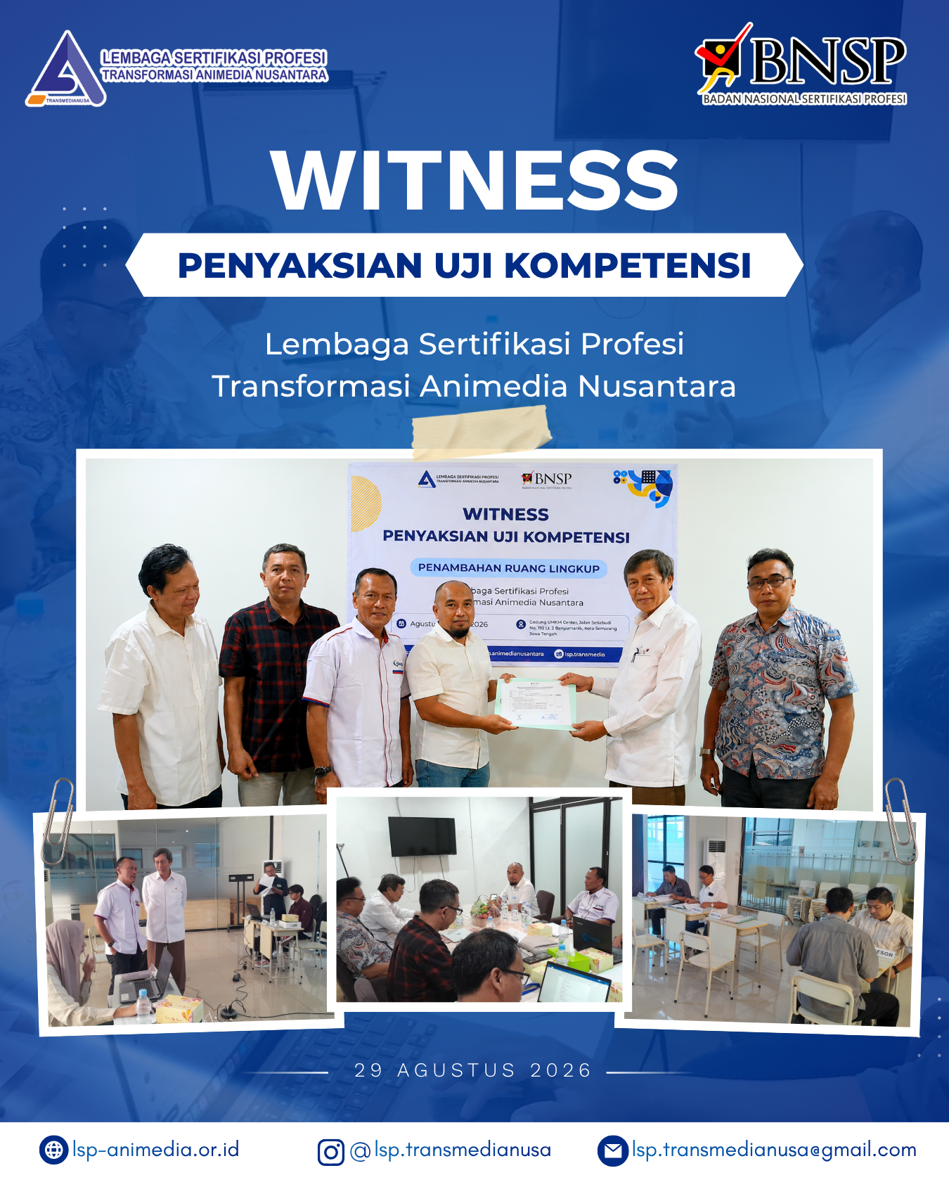 WITNESS - PENYAKSIAN UJI KOMPETENSI